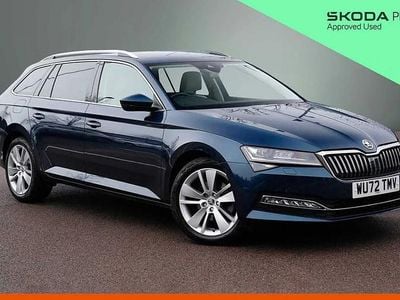Blue Used 2022 Skoda Superb SE L Estate | £22,500 (Fair price)