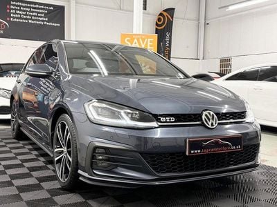 Used VW Golf VII GTD 184 HP (135 kW) 2017 Blue Hatchback