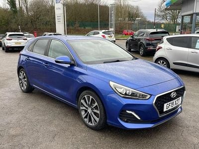 Used Hyundai i30 Premium 140 HP (102 kW) 2019 Blue Hatchback