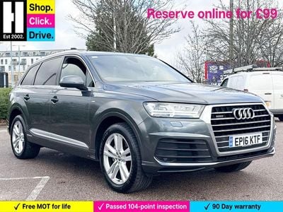 Grey Used 2016 Audi Q7 S-Line SUV | £13,342