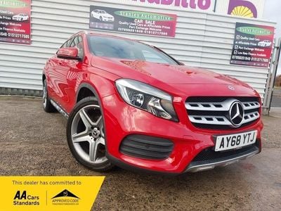 Red Used 2018 Mercedes GLA200 AMG line SUV | £14,990 (Fair price)