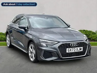 Begagnad Audi A3 S-Line 108 HK (79 kW) 2023 Grå Sedan