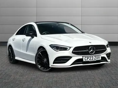 Used Mercedes CLA200 AMG Line Premium Plus 161 HP (118 kW) 2023 White Coupe