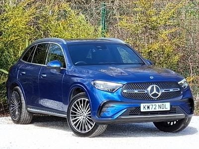 Used Mercedes GLC300e AMG line 313 HP (230 kW) 2023 Blue SUV