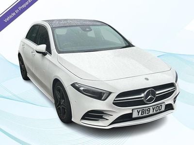 Used Mercedes A35 AMG Premium Plus 2019 White Hatchback