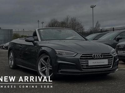 Used Audi A5 Cabriolet S-Line 187 HP (137 kW) 2019 Grey Cabriolet