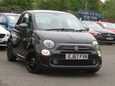Used Fiat 500 S 69 HP (50 kW) 2017 Black Hatchback
