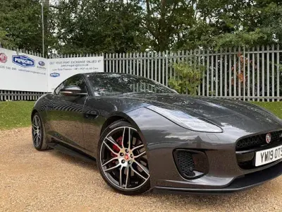 Used Jaguar F-Type Chequered Flag 300 HP (220 kW) 2019 Grey Coupe