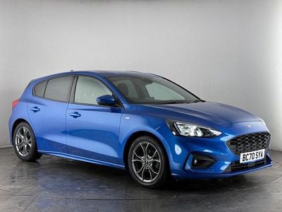 Used Ford Focus ST-Line 125 HP (91 kW) 2021 Blue Hatchback