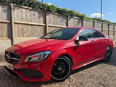 Used Mercedes CLA220 AMG line 2019 Red Coupe