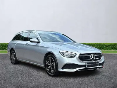Used Mercedes E220 2021 Silver Sedan