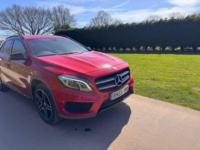 Used Mercedes GLA220 AMG line 170 HP (125 kW) 2015 Red SUV