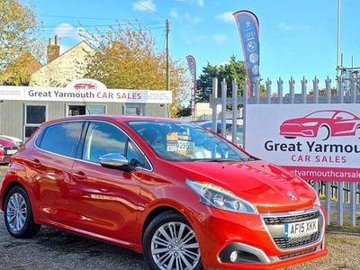 Orange Used 2015 Peugeot 208 Allure Hatchback | £4,295 (Fair price)