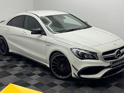 Used Mercedes CLA45 AMG AMG 381 HP (280 kW) 2016 White Sedan