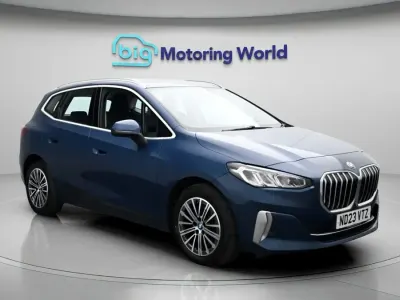 Used BMW 225 Active Tourer Luxury Line 241 HP (177 kW) 2023 Blue MPV