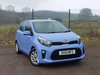 Used Kia Picanto 2019 Blue Hatchback
