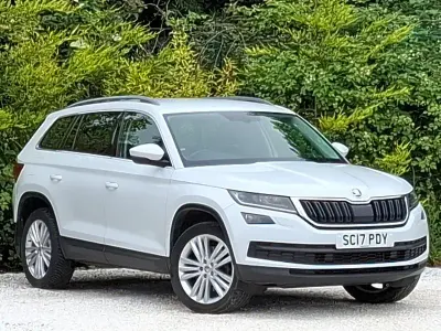 Used Skoda Kodiaq SE L 190 HP (139 kW) 2017 White SUV