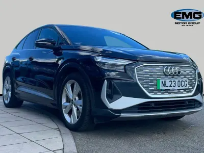 Used Audi Q4 e-tron S-Line 150 kW (204 HP) 2023 Black SUV