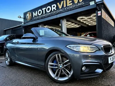 Used BMW 220 M Sport 190 HP (139 kW) 2015 Grey Cabriolet
