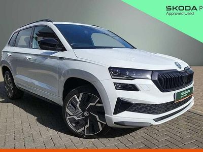 Używany Skoda Karoq SportLine 110 KM (80 kW) 2023 Biały SUV