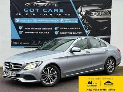 Used Mercedes C200 184 HP (135 kW) 2015 Silver Sedan