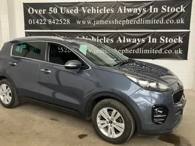Begagnad Kia Sportage 115 HK (84 kW) 2018 Blå SUV