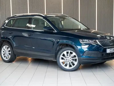 Used Skoda Karoq SE L 190 HP (139 kW) 2019 Blue SUV