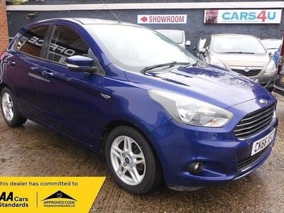 Used Ford Ka Plus Zetec 85 HP (62 kW) 2016 Blue Hatchback