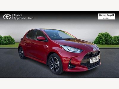 Used Toyota Yaris Hybrid Design 2022 Red Hatchback