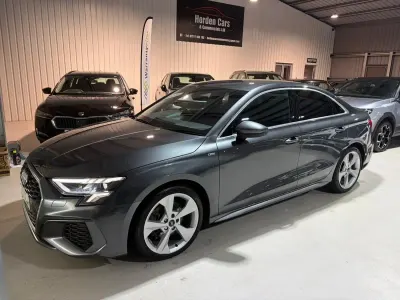 Begagnad Audi A3 S-Line 150 HK (110 kW) 2020 Grå Sedan