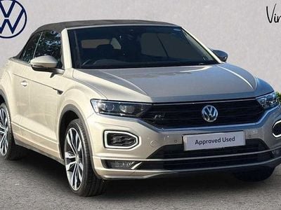 Silver Used 2020 VW T-Roc Cabriolet R-line Cabriolet | £17,881 (Fair price)