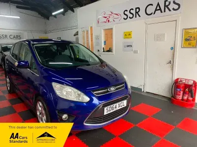 Used Ford C-MAX Zetec 115 HP (84 kW) 2014 Blue MPV