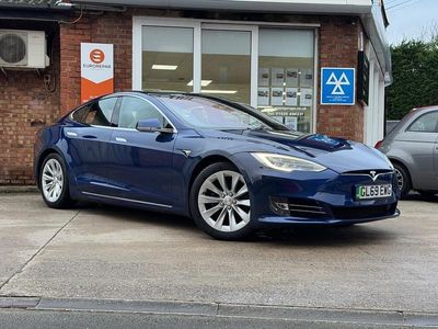 Used Tesla Model S Long Range AWD 397 kW (541 HP) 2019 Blue Hatchback