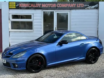 Käytetty Mercedes SLK280 2009 Sininen Avoauto