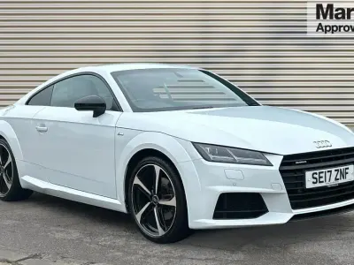 Used Audi TT Black Edition 184 HP (135 kW) 2017 White Coupe