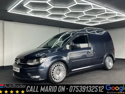 Used VW Caddy Highline 102 HP (75 kW) 2018 Blue MPV