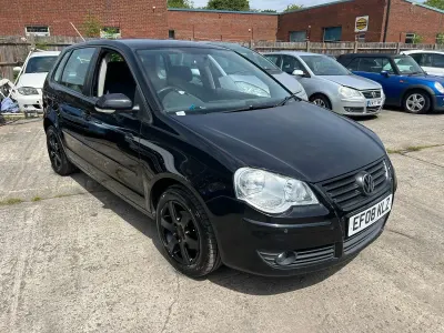 Used VW Polo Match 80 HP (58 kW) 2008 Black Hatchback