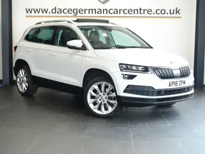 Used Skoda Karoq 150 HP (110 kW) 2018 White SUV