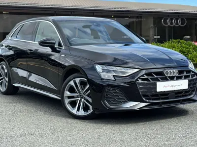 Used Audi A3 S-Line 116 HP (85 kW) 2025 Black Hatchback