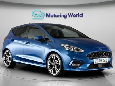 Used Ford Fiesta ST-Line X 125 HP (91 kW) 2019 Blue Hatchback