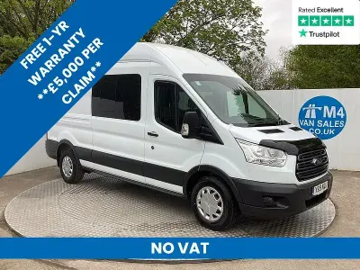 Used Ford Transit 130 HP (95 kW) 2019 White Van