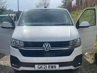 Begagnad VW Transporter Highline 2021 Vit Van