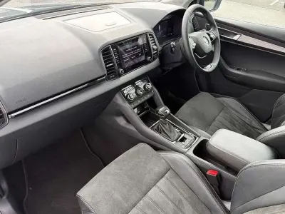 Used Skoda Karoq SE L 150 HP (110 kW) 2023 Petrol blue metallic SUV