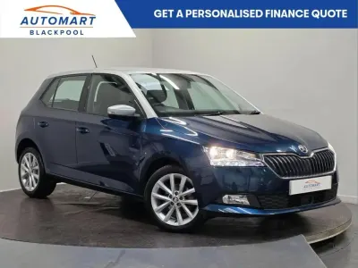 Used Skoda Fabia Colour Edition 94 HP (69 kW) 2020 Blue Hatchback