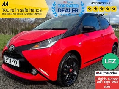 Used Toyota Aygo X-cite 68 HP (50 kW) 2018 Red Hatchback