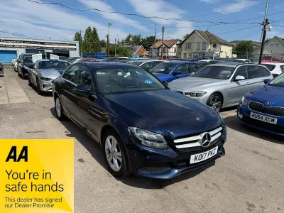 Used Mercedes C220 Executive 2017 Blue Sedan