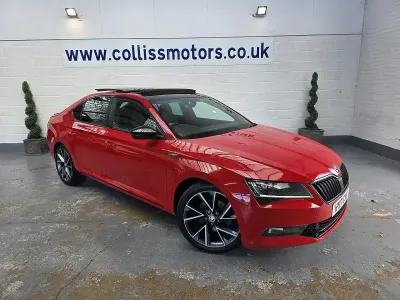 Gebraucht Skoda Superb SportLine 2017 Rot Kleinwagen