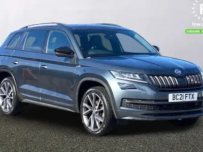 Used Skoda Kodiaq SportLine 150 HP (110 kW) 2021 Grey SUV
