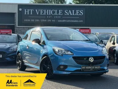 Used Vauxhall Corsa Edition 75 HP (55 kW) 2017 Blue Hatchback