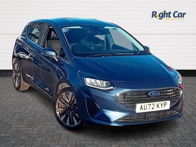 Used Ford Fiesta Titanium 155 HP (114 kW) 2022 Blue Hatchback